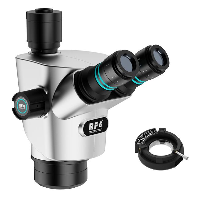 RF4 CX71P 6.5X-65X Synchronous Zoom Dual-Anti Premium Trinocular Stereo Microscope Head 978_18181