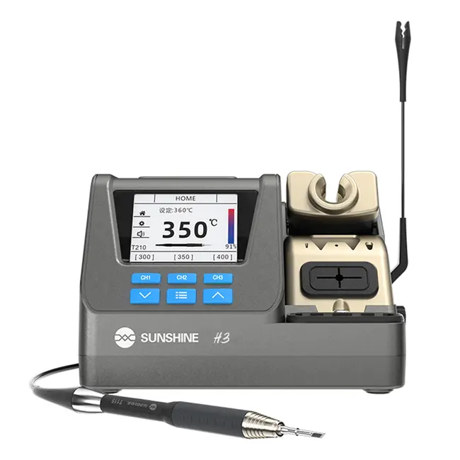 Sunshine H3 C210 Version 80W Intelligent Soldering Station Supports T245 / T210 / T115 Handles full set 985_18262