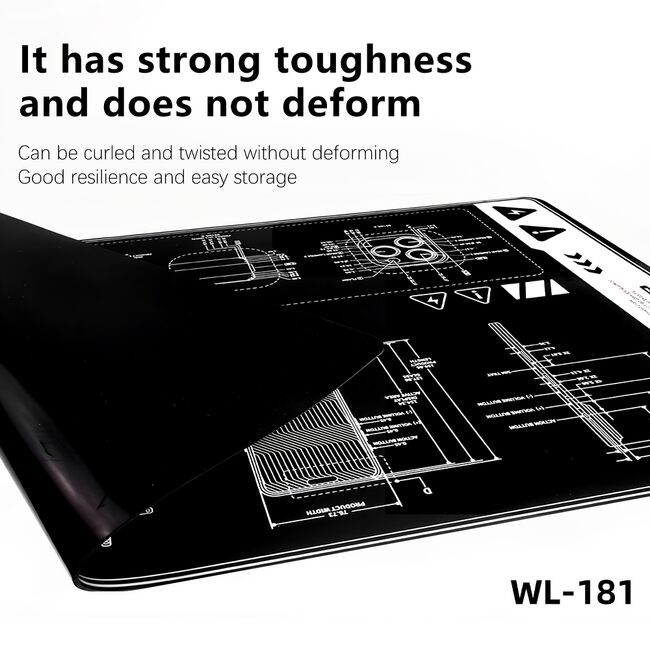 Wylie WL-181 27-inch Heat Insulating Repair Silicone Mat for Mobile Phone / Tablet 981_18217