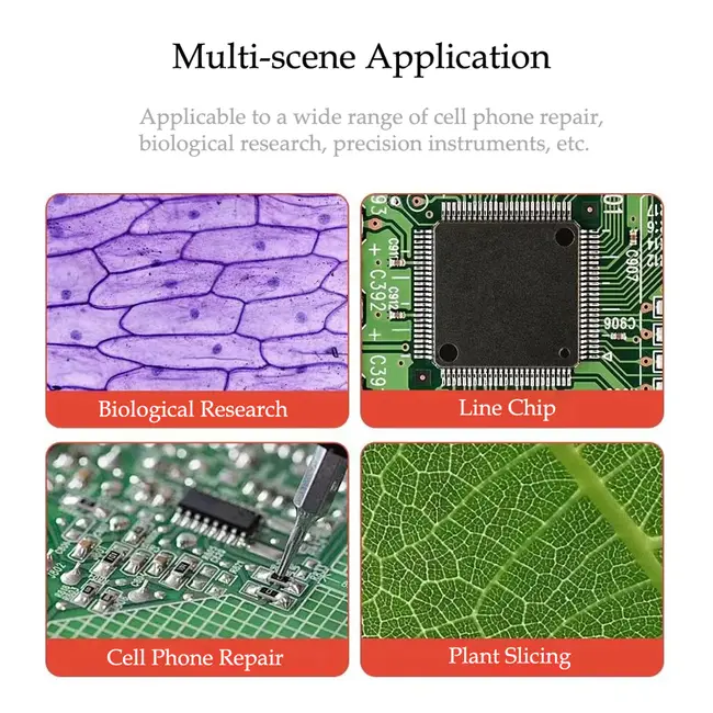YCS-6558X 6.5X-58X 360° Rotation Trinocular Stereo Zoom Microscope with Big Base 1010_18771