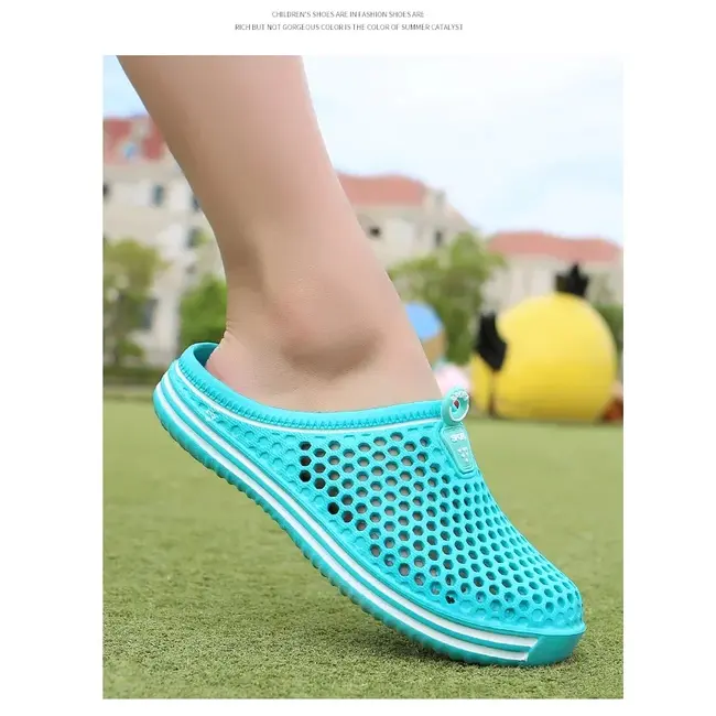 Comfortable Men Pool Sandals Summer Outdoor Beach Shoes Men Slip on Garden Clogs Casual Water Shower Slippers Unisex 988_18316