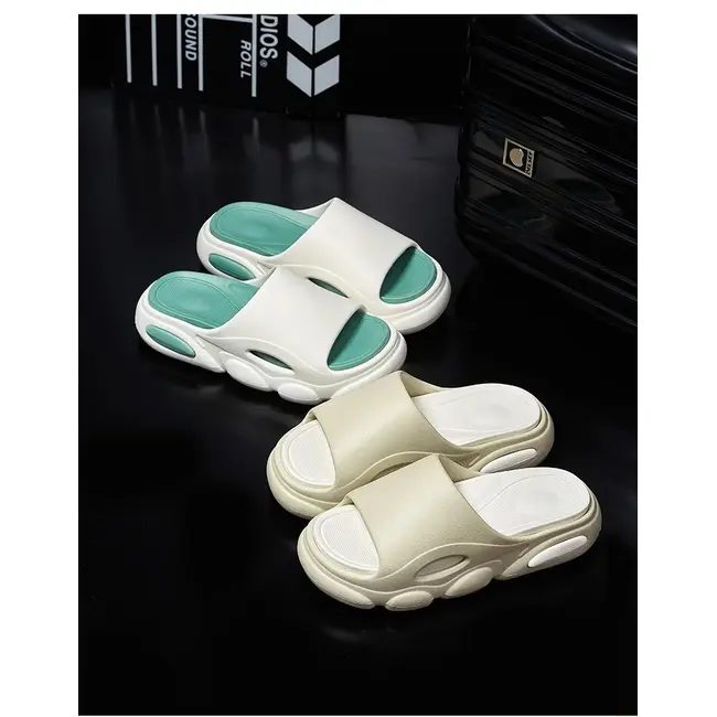 Platform Soft Eva Slippers Women Men Fashion Flip Flops Unisex Home Shoe Bathroom Non-Slip Slides Indoor Outdoor Sandals 1020_18932