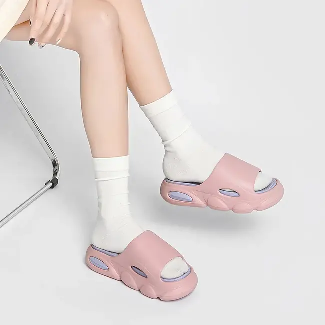 Platform Soft Eva Slippers Women Men Fashion Flip Flops Unisex Home Shoe Bathroom Non-Slip Slides Indoor Outdoor Sandals 1020_18948