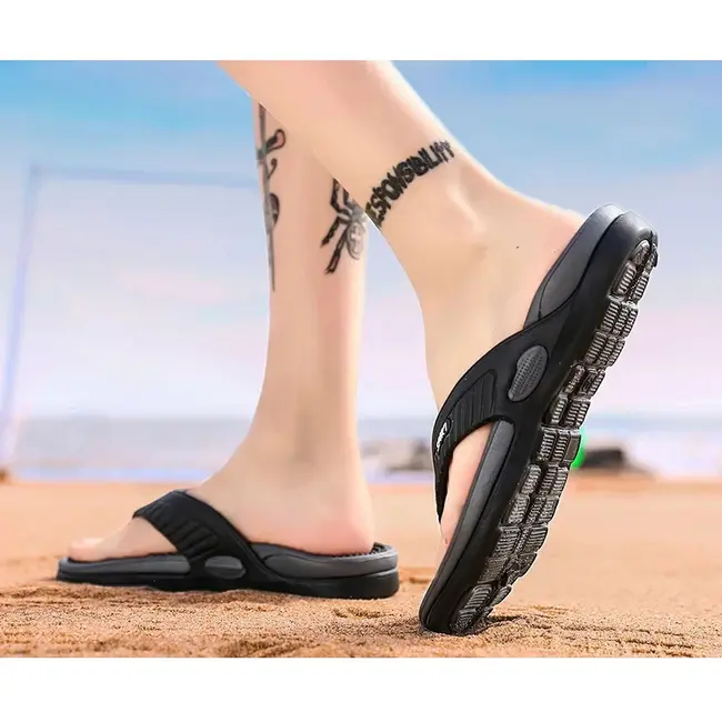 Flip Flops for Men Summer Breathable Beach Shoes Sandals Men Luxury Flip Flops Breathable Plus Big Size Men Slippers 46 1005_18714
