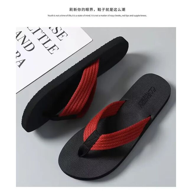 2025 Comfort Summer Flip-flops Casual Non-slip Creative Sandal Fashion Personalized Quick- Dry Flip Flops Beach Shoes Slippers 974_18108