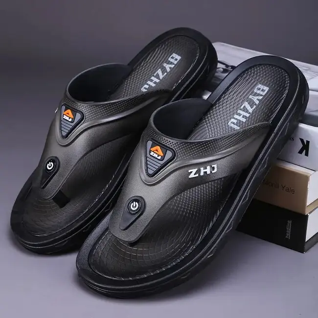 House Beach Walk Around Home Flip Flops Platform Outdoor Indoor Sandals Man Slippers for Men Comfort Shoes Clappers 2025 Fashion 1002_18590