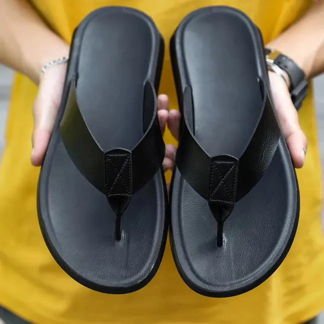 Size 38-47 New Flip-flops For Men Casual Cool Beach Summer Shoes Hotel Slippers Man Light Flats Luxe Men's Shoes 1022_18995