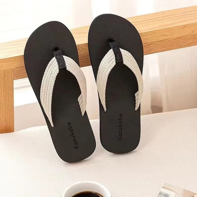 2025 Comfort Summer Flip-flops Casual Non-slip Creative Sandal Fashion Personalized Quick- Dry Flip Flops Beach Shoes Slippers 974_18112