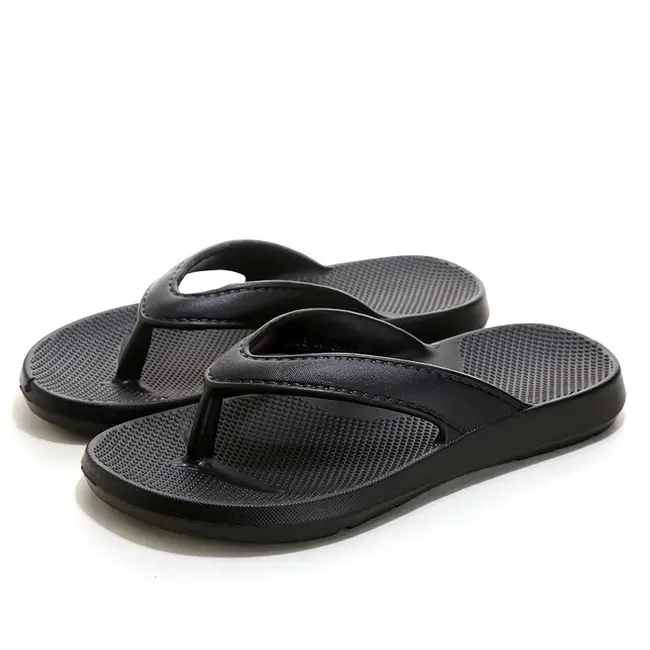 EVA Men Flip Flops Summer Durable Beach Sandals Indoor Outdoor Anti-slip Couple Slippers Comfortable Casual Flat Sandals 989_18347