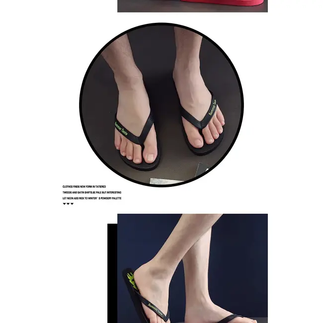 Fashion Men Shoes Summer Men Flip Flops High Quality Beach Sandals Anti-Slip Zapatos Hombre Casual Wholesale Men Slippers 992_18437