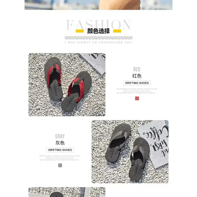 2025 Comfort Summer Flip-flops Casual Non-slip Creative Sandal Fashion Personalized Quick- Dry Flip Flops Beach Shoes Slippers 974_18125