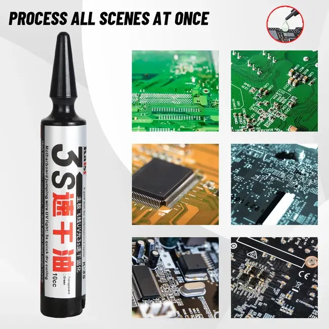 Kaisi k-3S Quick-drying Solder Mask Ink UV Curing For BGA PCB Motherboard Paint Curing Insulating Protect Solder Paste Flux Oil 1069_19345