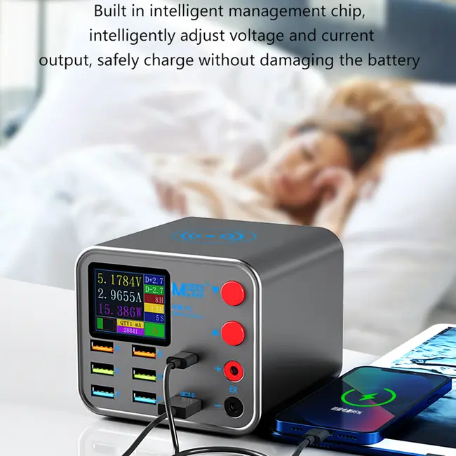 MaAnt DianBa No.1 Multi-function 8-Port PD Charger for Mobile Phone Current Data Line Detection 1127_19788