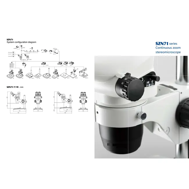 Soptop SZN71 Trinocular Macroscopic Co-visual Stereo Microscope for CUP Repair Microscopic Mobile Phone Repair Microscope 1033_19136