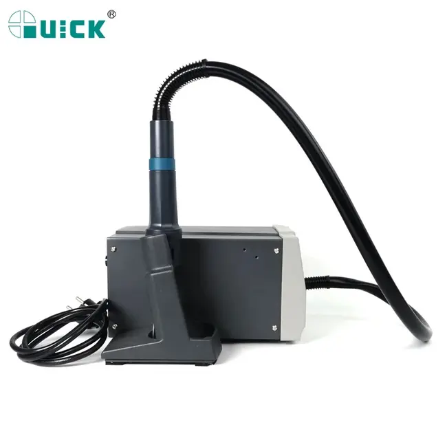 QUICK Original 861DW 1000W Heat Gun Lead Free Hot Air Soldering Station Rework Station+Nozzle With Replace Hot Gun Handle Core 1030_19110