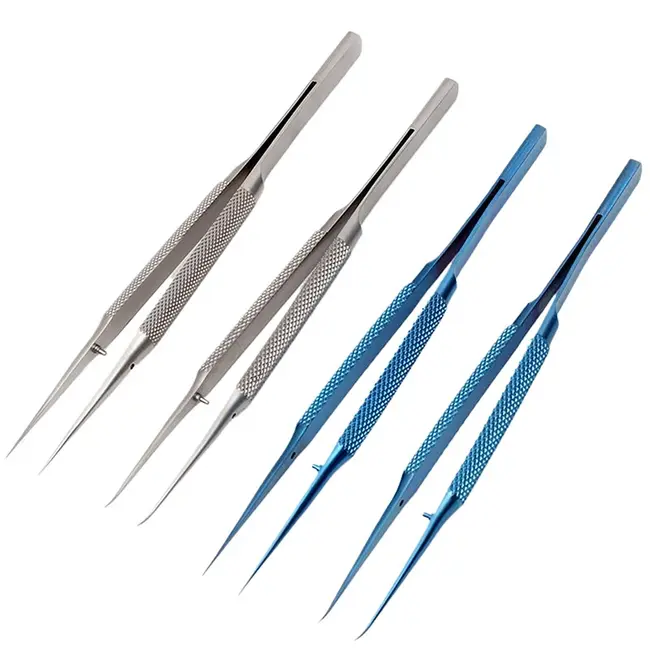 Precision Titanium Alloy Tweezers Professional Repair Fingerprint Fly Line Phone Motherboard Antimagnetic Electronics Forceps 1029_19089