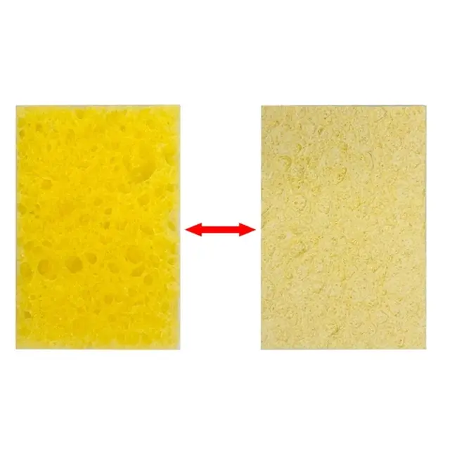 High Temperature Resistant Sponge Electric Soldering Iron Sponge Head Cleaning Sponge Pad Thickening Welding Access-50PCS 1139_19884