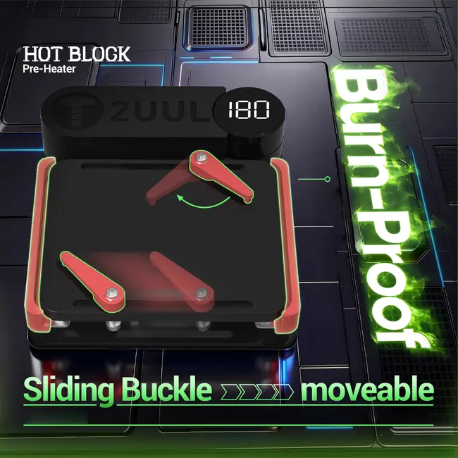 2uul PH11 Mobile Phone Motherboard PCB Delamination Rebonding HOT-BLOCK Preheater 1078_19419