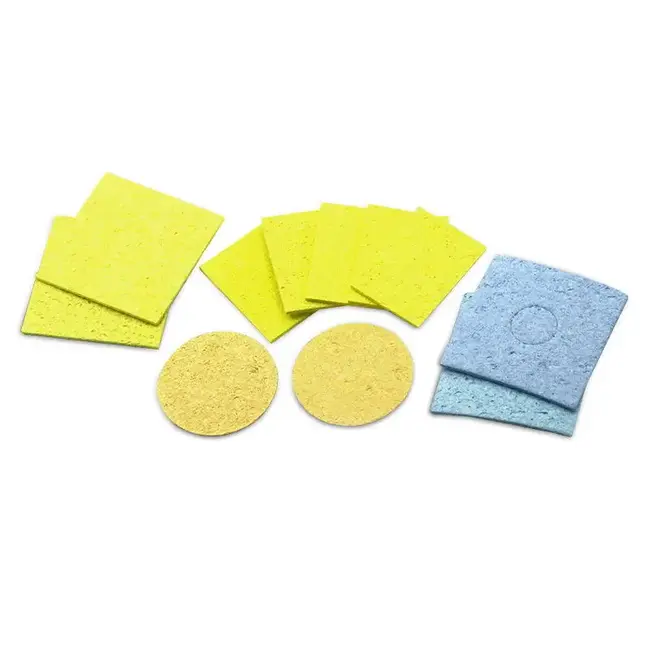 High Temperature Resistant Sponge Electric Soldering Iron Sponge Head Cleaning Sponge Pad Thickening Welding Access-50PCS 1139_19882