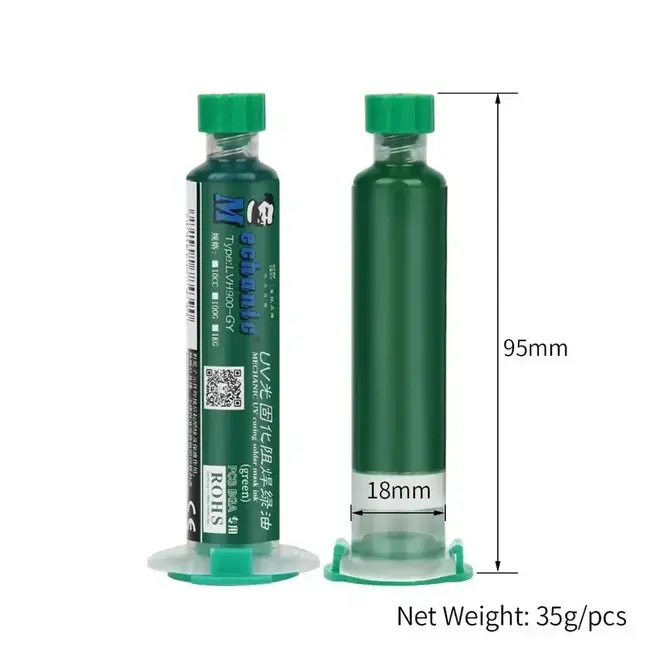 6 Colors 10ml UV Curing Solder Mask Ink for PCB BGA Circuit Board Insulating Protect Soldering Paste Flux Oil Mechanic 1124_19769