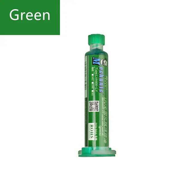 6 Colors 10ml UV Curing Solder Mask Ink for PCB BGA Circuit Board Insulating Protect Soldering Paste Flux Oil Mechanic 1124_19767