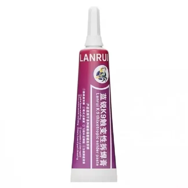 Lanrui K9 15ml Thixotropic De Sulfurization Paste for Fingerprint Flight Line/battery Holder/tail Plug Welding Repair 1138_19877