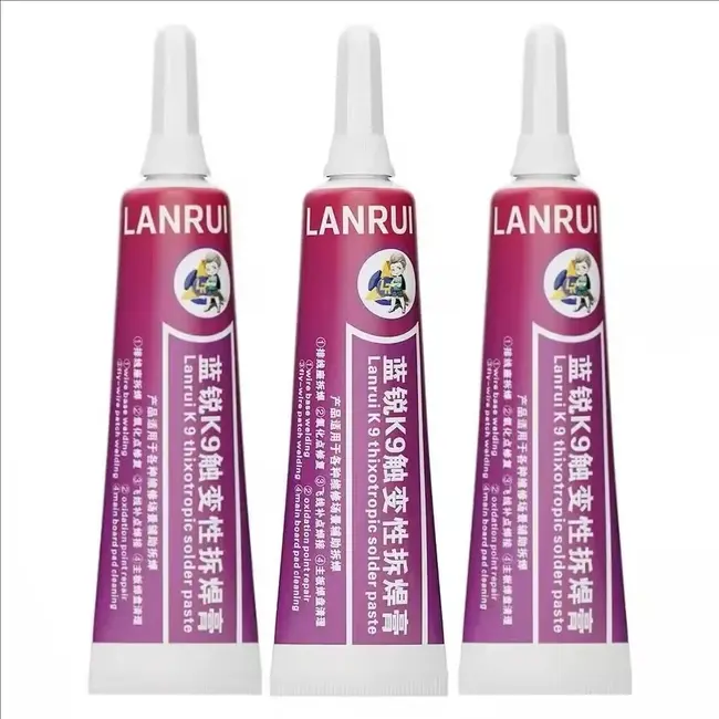 Lanrui K9 15ml Thixotropic De Sulfurization Paste for Fingerprint Flight Line/battery Holder/tail Plug Welding Repair 1138_19878