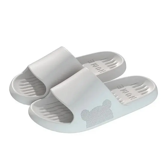 ​Soft Slippers Couples Home Outdoor Slipper Summer Women Bedroom Thick Bottom Shoes Beach Sandals Men Flip Flops Shower Shoes 1023_19029