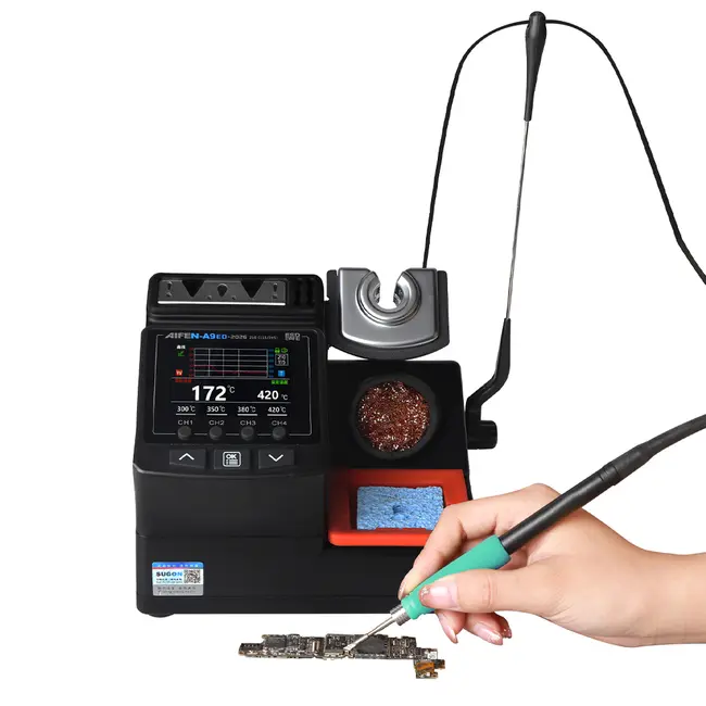 Aifen A9ED-2026 Control Temperature Colour Screen Soldering Station Compatible 210 / 245 / 115 Handle 1099_19599