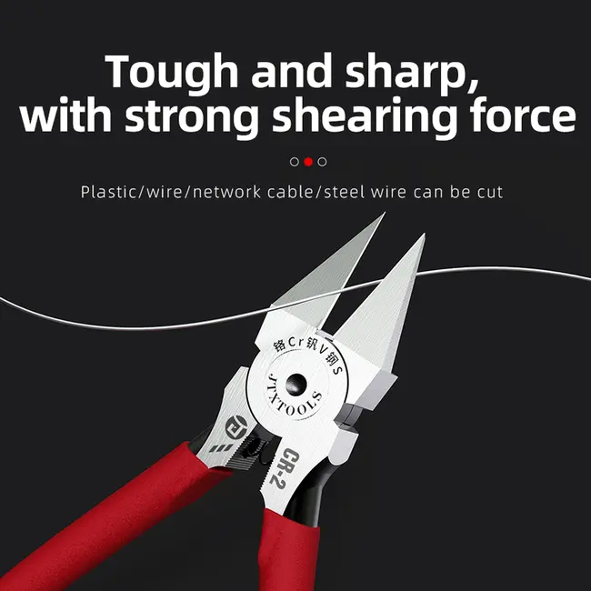 JTX CR-2 C-RV Steel Precision Ultra-Hard Cutting Pliers for Remove Motherboard Shielding Cover 1072_19379
