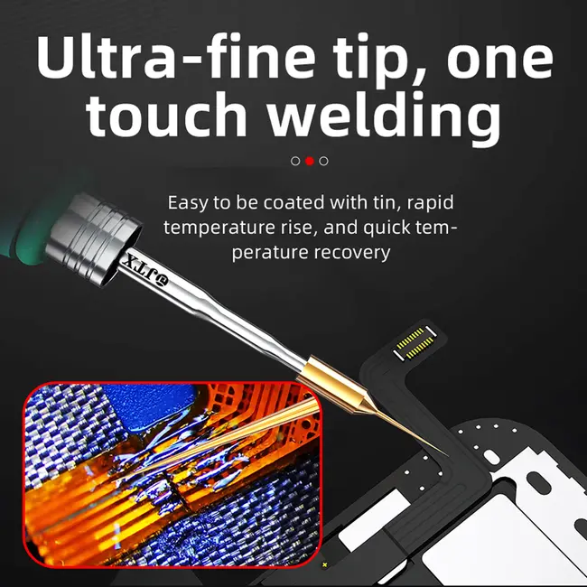 JTX S1 0.1mm Ultra-Fine Pure Copper Soldering Iron Tip Special for Screen Jumper Repair 1080_19433