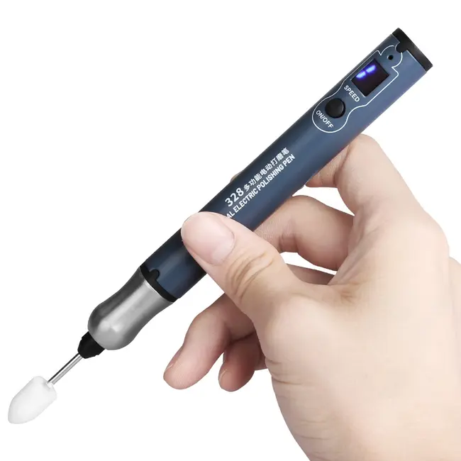 Kaisi 328 Electric Sanding Pen LED Display Polishing Pen Small Electric Grinder Phone PCB Chip Repair DIY Disassembly Hand Tools 1026_19072