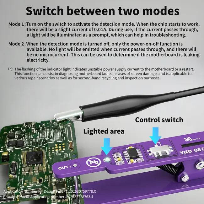 Lanrui M191 iPhone / Android / Tablet Universal Motherboards(Unencrypted) Battery Switch Clip 1082_19450