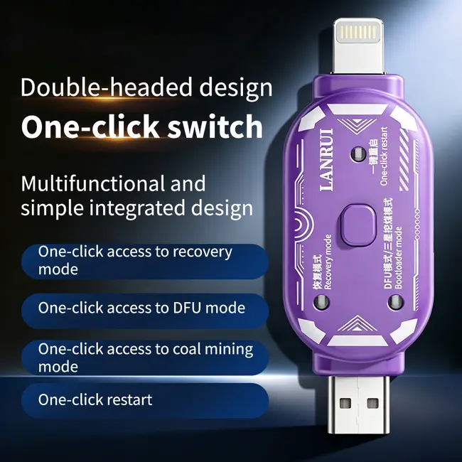 Lanrui V587 Lightning + Type-C Engineering Box for Entering DFU / Recovery / Samsung Download Modes 1130_19799