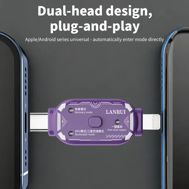 Lanrui V587 Lightning + Type-C Engineering Box for Entering DFU / Recovery / Samsung Download Modes 1130_19800