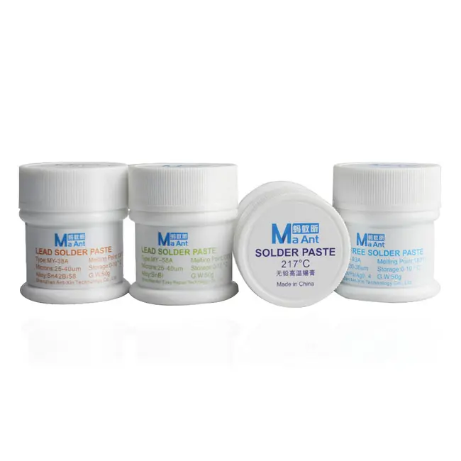 MaAnt 50g No-cleaning Lead-free Silver-containing Solder Paste for PCB Motherboard Repair 1045_19197