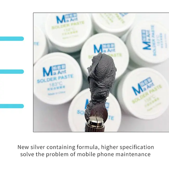 MaAnt 50g No-cleaning Lead-free Silver-containing Solder Paste for PCB Motherboard Repair 1045_19205