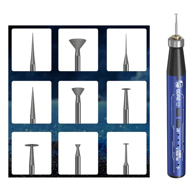 MECHANIC GDR2 Multifunctional Polishing Pen Mobile Phone Repair Electric IC Chip CPU Drilling Cutting Engraving Polisher Tool 1064_19300