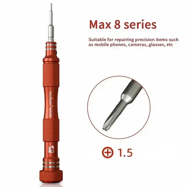 Mechanic Max8 Non-Slip Professional Magnetic Precision Screwdriver for Phone Disassemble Repair 1136_19866
