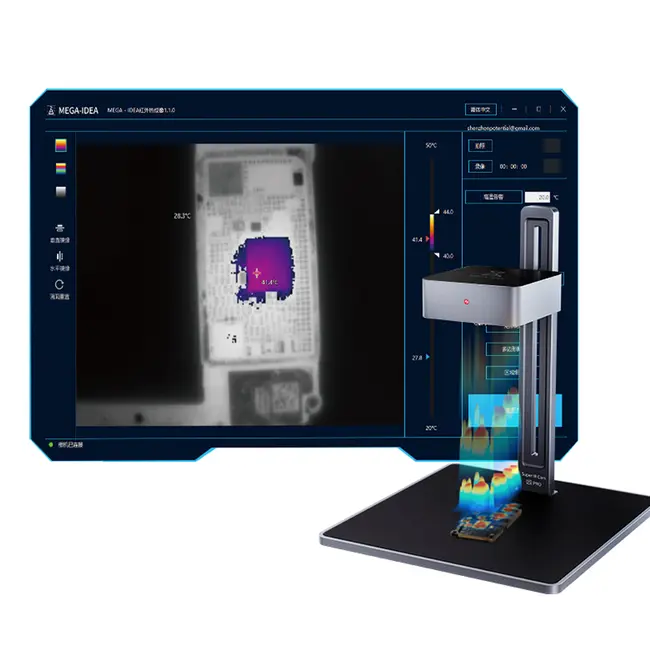 Mega-Idea Super IR Cam 2S Pro 3D Infrared Thermal Imaging Analyzing Camera for PCB Short Circuit Diagnosis 1102_19609