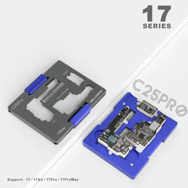 Mijing C25Pro Motherboard Layered Testing Fixture for iPhone 17 / 17Air / 17 Pro / 17Pro Max 1092_19537