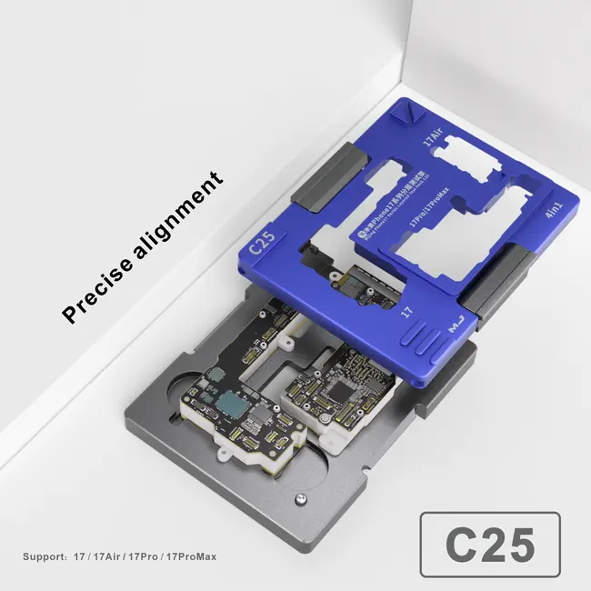 Mijing C25 Motherboard Layered Testing Fixture for iPhone 17 / 17Air / 17 Pro / 17Pro Max 1093_19543