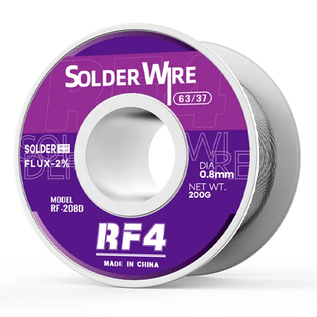 RF4 RF-208D 200g 0.8mm 63%Sn Lead-Free Rosin Core Solder Tin Wire 1153_19979