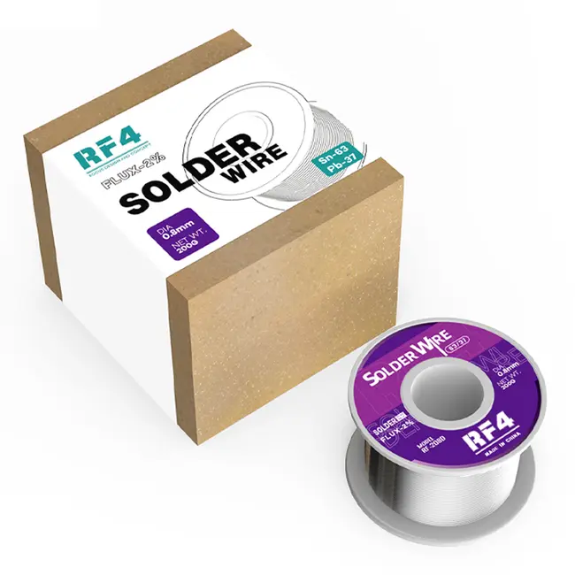RF4 RF-208D 200g 0.8mm 63%Sn Lead-Free Rosin Core Solder Tin Wire 1153_19981