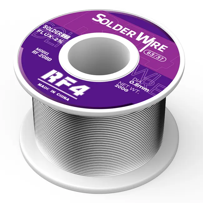 RF4 RF-208D 200g 0.8mm 63%Sn Lead-Free Rosin Core Solder Tin Wire 1153_19983