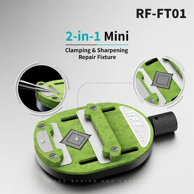 RF4 RF-FT01 2-in-1 Mini Clamping & Sharpening PCB Repair Fixture 1089_19517