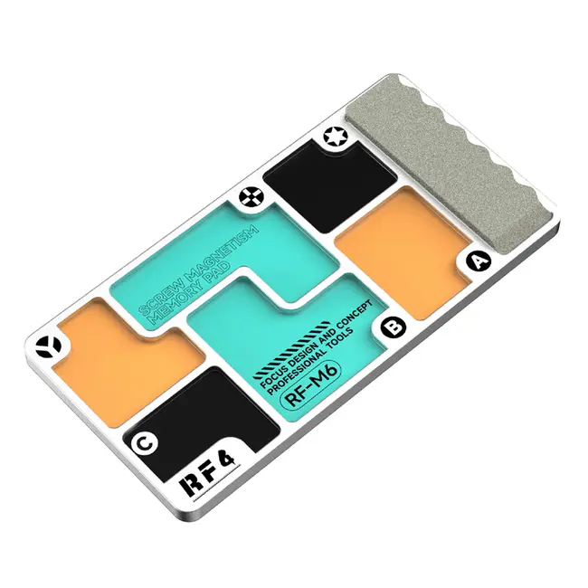 RF4 RF-M6 2-in-1 Aluminum Alloy Screw Storage Magnetic Tray with Integrated Sharpening Stone 1088_19502