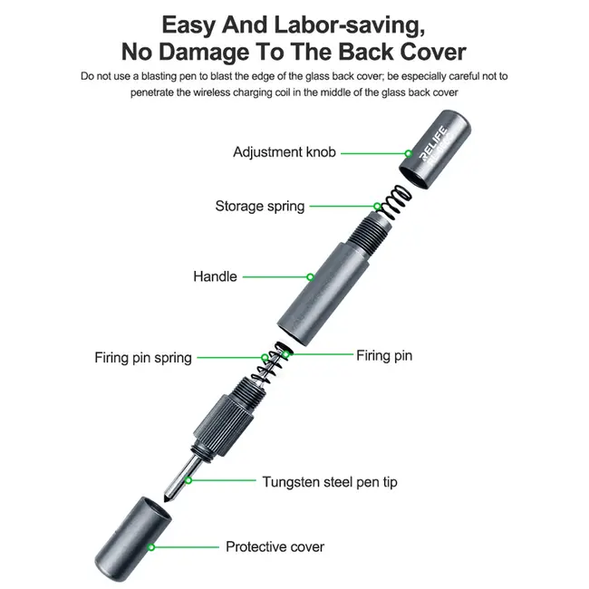 Relife RL-066C Glass Back Cover Frame Breaking Pen for Mobile Phones Disassembly 1141_19900