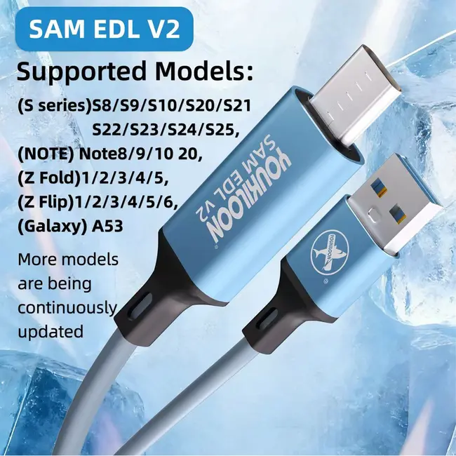SAM EDL V2 Universal Download Mode & Charging Cable for Samsung S / Note / Z Fold / Z Flip Series & A53 1146_19928