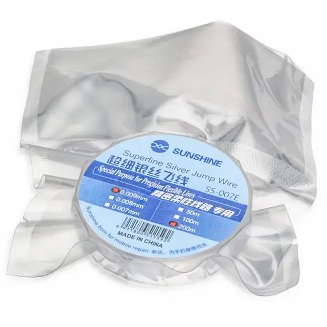 Sunshine SS-007E 200M Precision Flexible Circuit Dedicated Ultra-fine Silver Fly Wire 1150_19968